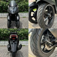 【普通免許仕様もOK】トリシティ155ABS SG37J 2.5万km台 人気のマットブラック ★TRIX★の画像