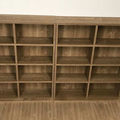 ☆【新品】75㎝タイプ　上下書棚セット☆