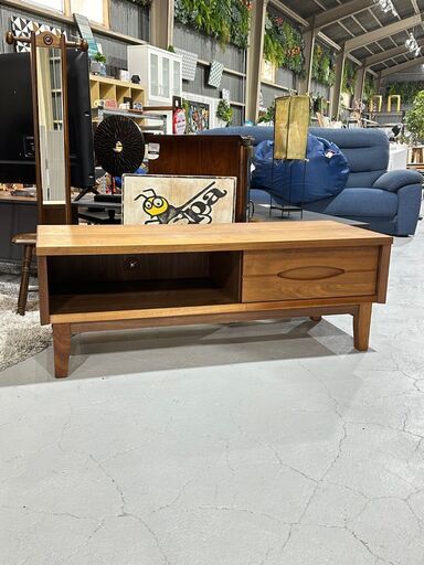 ★テレビボード★ AVボード テレビ台 リビングボード W1200 ランダ ウォルナット 木製 モダン ナチュラル