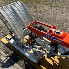 クボタ 田植機 2条植 SP-1 RAINBOW 一輪　油圧式　歩行型　機関良好の画像