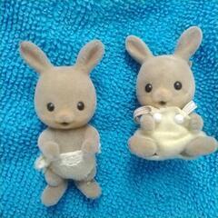 （訳あり)シルバニアファミリーうさぎ🐰セットの画像