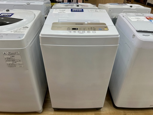 【6か月保証】IRIS OHYAMA の全自動洗濯機入荷しました！！