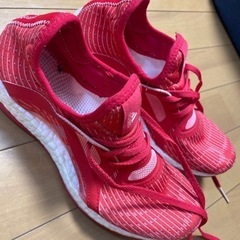 美品adidas pureboost x ピュアブーストXランニ...
