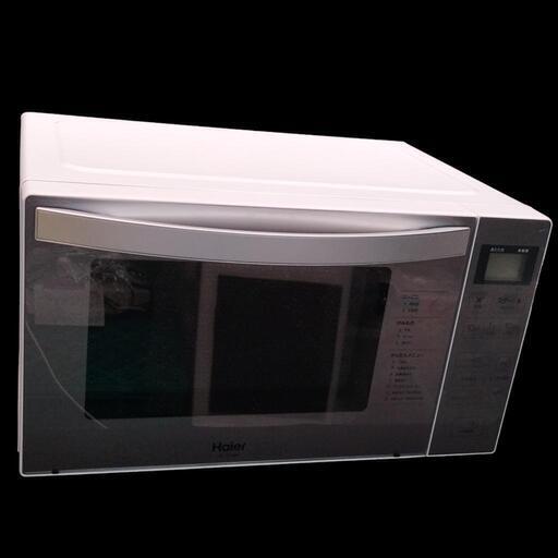 【1】Haier ヘルツフリー電子レンジ JM-FH18H 0708-115