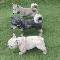 置物　陶器　犬の画像