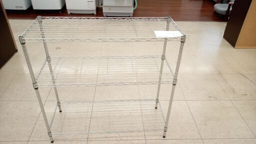 ★ジモティ割あり★  スチールラック シルバー H88×D35×W90.5 クリーニング済み TJ7237\t\t\t\t\t\t\t\t\t\t\t\t