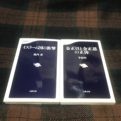 『一部補修アリ』イスラーム国の衝撃・金正日と金正恩の正体 新書2...