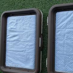 ⭐️新しい家族を迎え入れる方　ペット用トイレ普通size(中古品)の画像