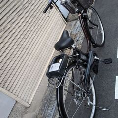 [YAMAHA]PAS Natura(パス ナチュラ)26吋 電動アシスト自転車 12.3Ahバッテリー+充電器+キー3本(ブラウン)の画像