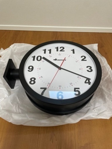 DULTON ダルトン　ボノックス　ダブルフェイス　ウォールクロック　ダブルフェイスクロック　ブラック　未使用　新品　美品