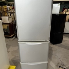 SHARP 両開き 3ドア冷蔵庫 350L どっちもドアSJ-W351E-S 2019年製 シャープ