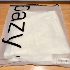 レディース ワイドデニム 白 ハイウエスト【新品タグ付き】の画像