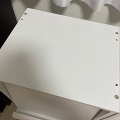 新品未使用　フラップ扉　カラーボックスの画像