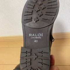 RAUDi ラウディ ブラック モンキーブーツの画像
