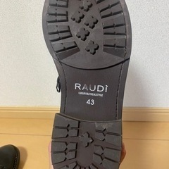 RAUDi ラウディ ブラック モンキーブーツの画像