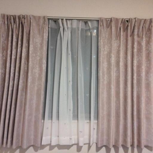 カーテン　レース　セット　100cm×110cm