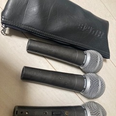 SHUREマイク3本