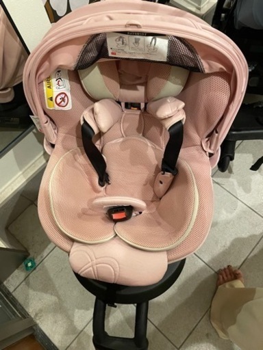 エールべべ　クルット5i グランス　ベビーピンク　チャイルドシート