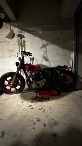 バイク ヤマハ　TX650 1977年　不動　車検切れ