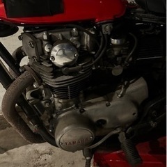 バイク ヤマハ　TX650 1977年　不動　車検切れの画像