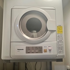 パナソニックの洗濯機&乾燥機セットの画像