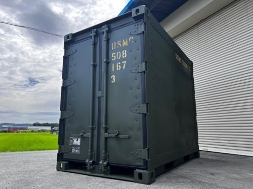 米軍放出品アルミ製
コンテナ