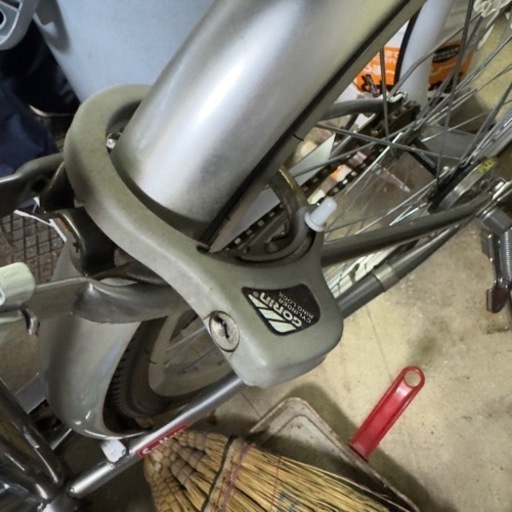 自転車 ロック付き カゴ ベル クロスバイク