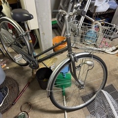 自転車 ロック付き カゴ ベル クロスバイク