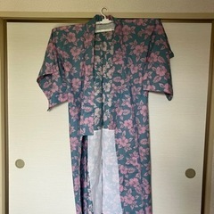  【お譲り先決定】浴衣 ハイビスカス    の画像
