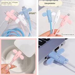 天使の羽/ケーブルカバー（新品）2個セットの画像