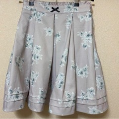 ank rouge 花柄 スカート