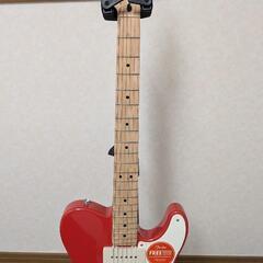 Squier by  Fender Paranormal Cabronita Telecaster Thinline Fiesta Redの画像