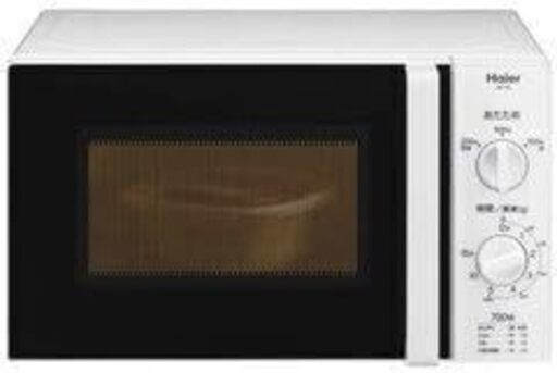 【美品】ハイアール 【東日本専用・50Hz】電子レンジ　17L　ホワイトHaier JM-17F-50(W)管理No1