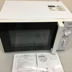 🍀【美品】ハイアール 【東日本専用・50Hz】電子レンジ　17L　ホワイトHaier JM-17F-50(W)管理No1の画像