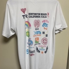 men'sTシャツ TYR（ティア）白（半袖）（Lサイズ）
