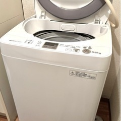 SHARP 洗濯機 ES-GE55N　の画像