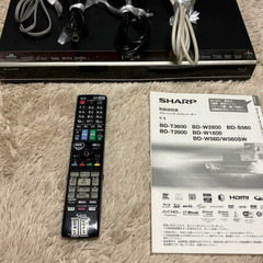 Blu-rayレコーダー　BD-W560  中古
