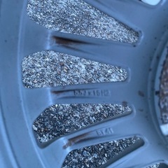 フォルクスワーゲン up! 純正ホイール タイヤバリ山の画像