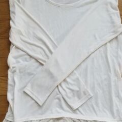【未使用タグ付き✨】裾レースアイボリートップスL