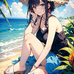🌟【夢のAI美女ポスター登場】🌟5枚セット（アニメ）