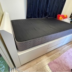 家具 ベッド シングルベッドの画像