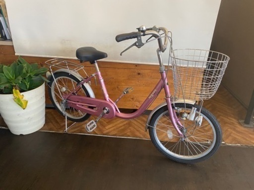 小柄な方に。20インチ自転車　シングルギア　ピンク