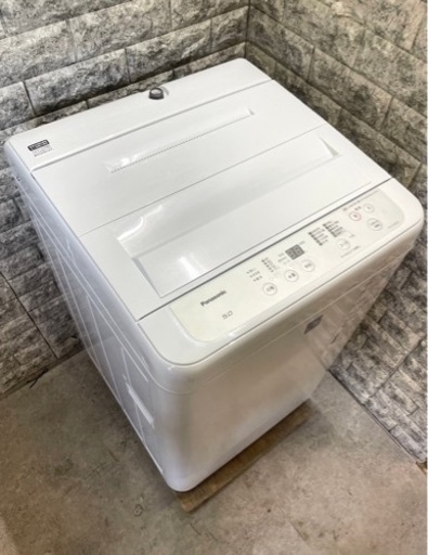 大阪送料無料★3か月保障付き★洗濯機★パナソニック★5kg★NA-F50BE8★S-64