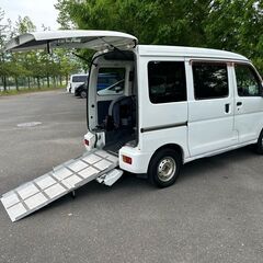 8ナンバー福祉H23ハイゼットカーゴ切替式4WD.スローパー.電...