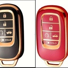 ホンダ スマートキー ケース カバー 黒 赤 2個