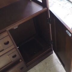 キッチン収納、レンジ台、小物入れ、６０x３０x８０、収納家具の画像