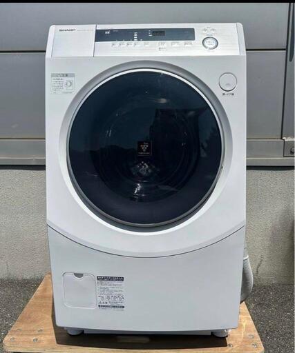 地域限定送料無料❗️SHARP シャープ ES-H10B-WL 10kg ドラム式洗濯乾燥機