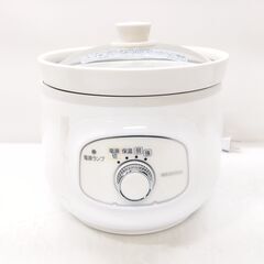 未使用 IRIS OHYAMA スロークッカー PSC-20K 2019年製 電気鍋 調理家電 陶器鍋　/HJ-0235 2F北の画像