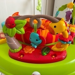 フィッシャープライス おもちゃ　乗り物　ジャンプ　DTD91 レインフォレスト ジャンパルーベビートイ 室内遊具の画像