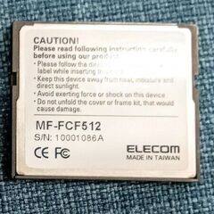 ELECOM MF-FCF512 CF(コンパクトフラッシュ)カ...